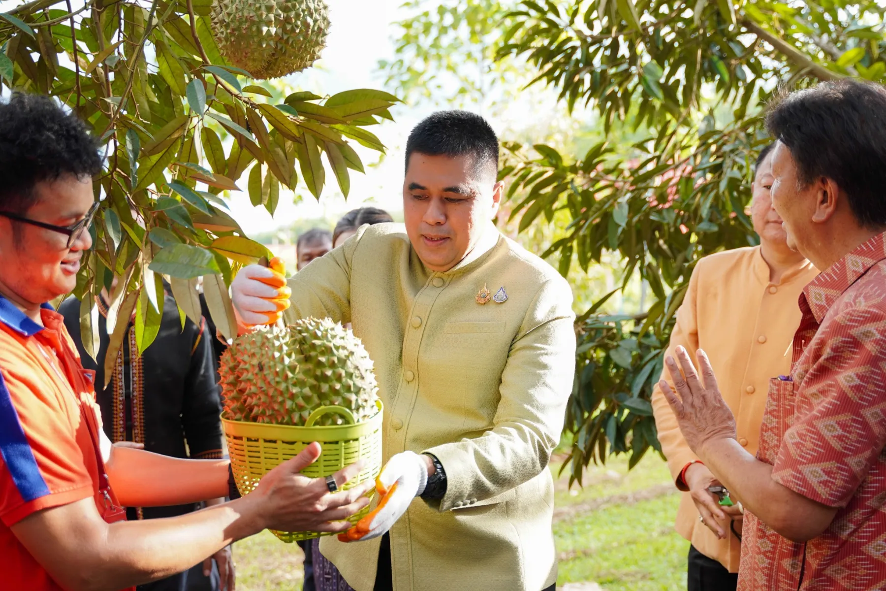 งานแถลงข่าว เทศกาลทุเรียนภูเขาไฟศรีสะเกษ 2025