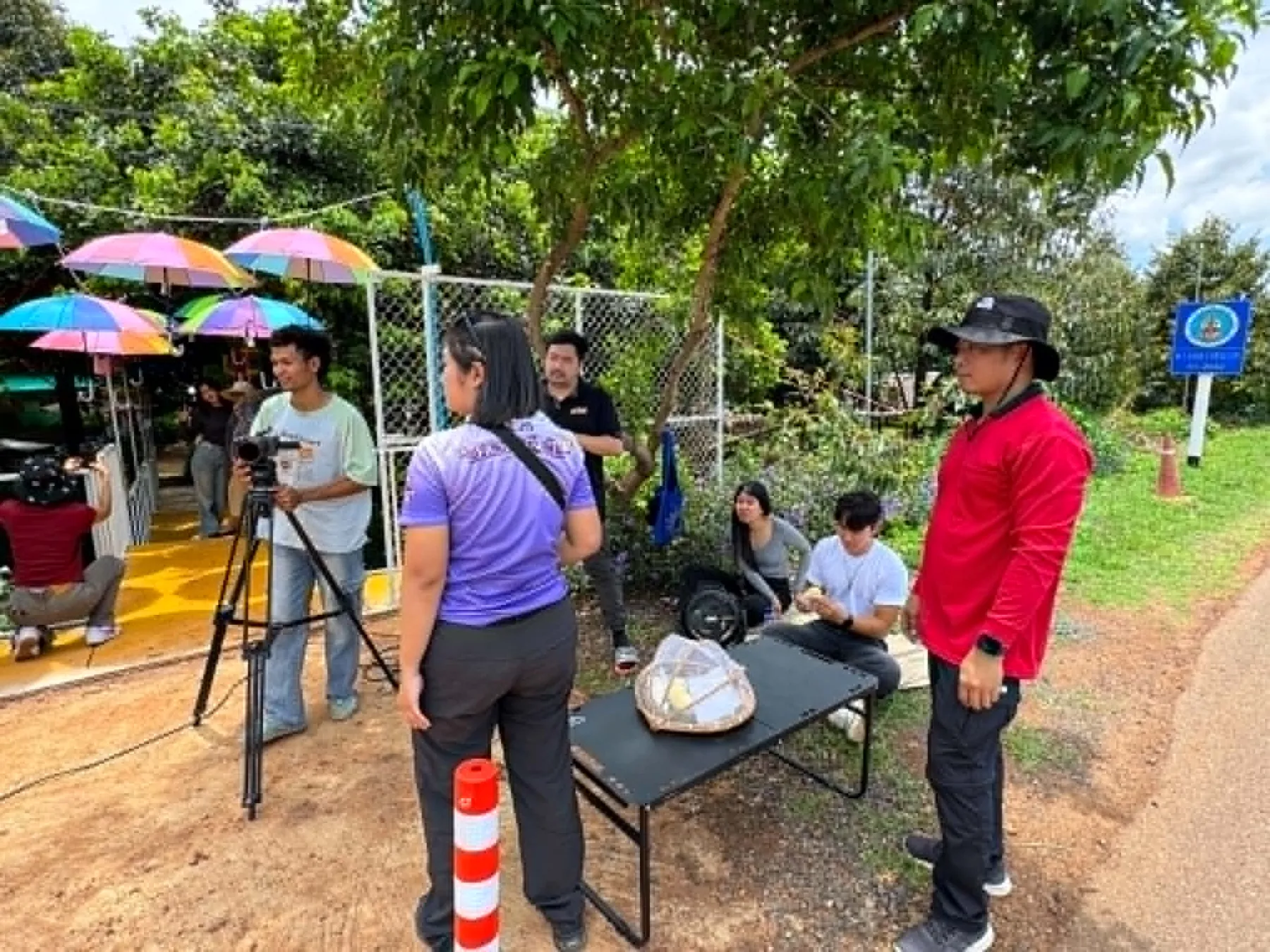 โฆษณาประชาสัมพันธ์ทุเรียนภูเขาไฟศรีสะเกษ @สำนักงานเกษตรจังหวัดศรีสะเกษ